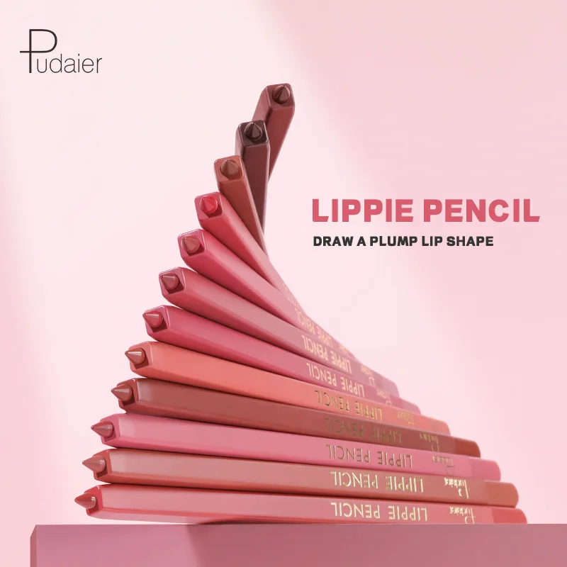 

Nude Brown Lipliner Lipstick Pencil Matte Waterproof Long Lasting Non-stick Cup Contour Tint Pigments Lipstick Pencil Cosmetics