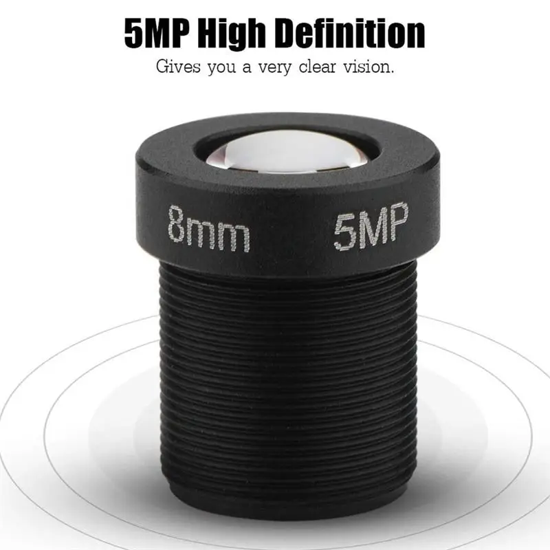 B03B-블랙 싱글 보드 컴퓨터 렌즈 8Mm 5MP HD 네트워크 다기능 편리하고 실용적인 휴대용 보안 감시 렌즈