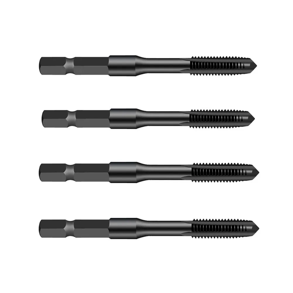 

Hexagon Shank Screw Thread Tap Drill Bits M3 M4 M5 M6 HSS High Speed Steel Straight Groove Tapping Bit Repair Hand Tools