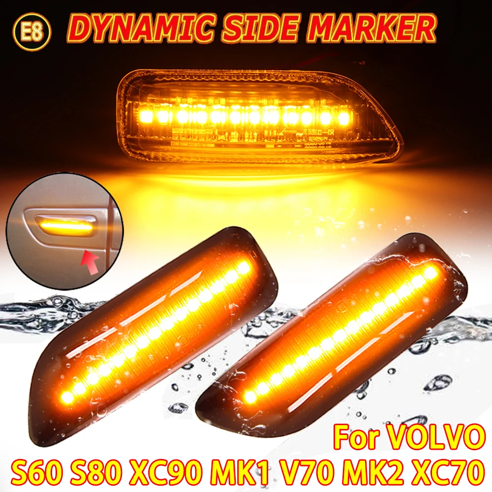 ̳ LED ڹ ̵ Ŀ,  õ,  S60 V70 XC90 S80 XC70 1998-2007, OEM ȣ: 30722641,34432641, 2 