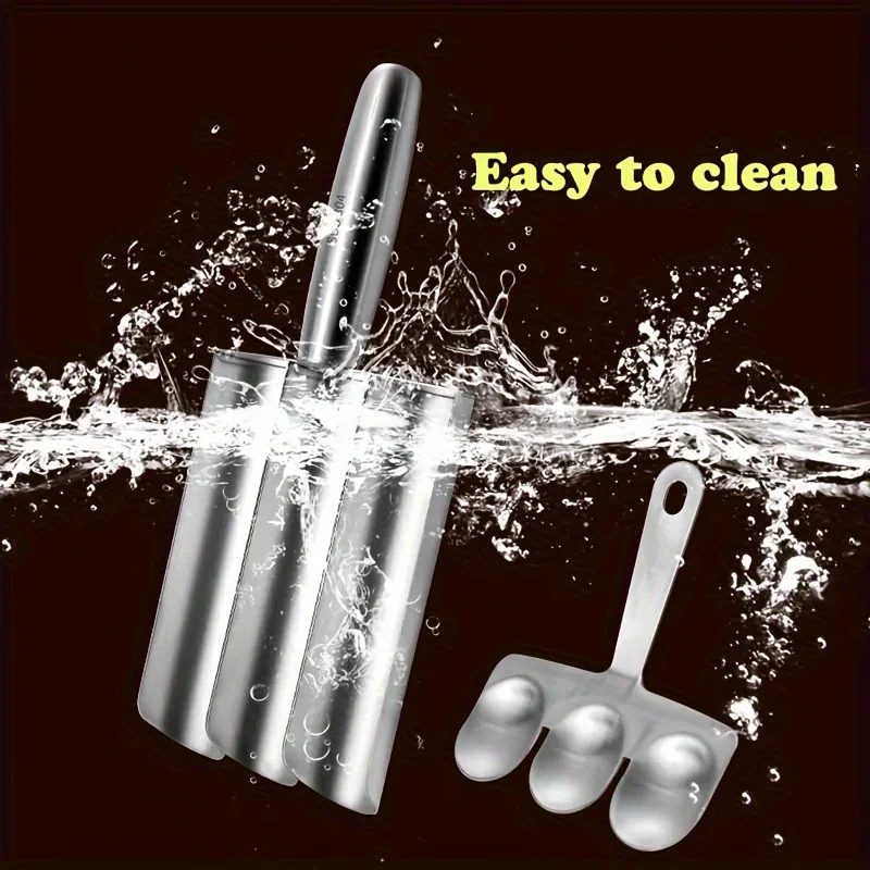 Easy-Release Non-Stick Meatball Maker Set-Manual Meatball Spoon for Effortless Fish Balls-Ideal Kitchen Tool for Home Cooking