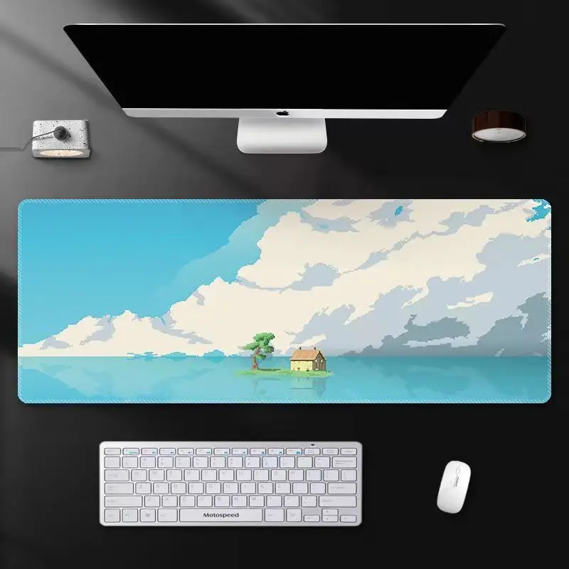 Art Table Mouse Carpet Setup Gamer Accessori Pad On The Table Laptop Anime Mouse Mats Kawaii Gaming Keyboard Pad Tappeto Desk Mat