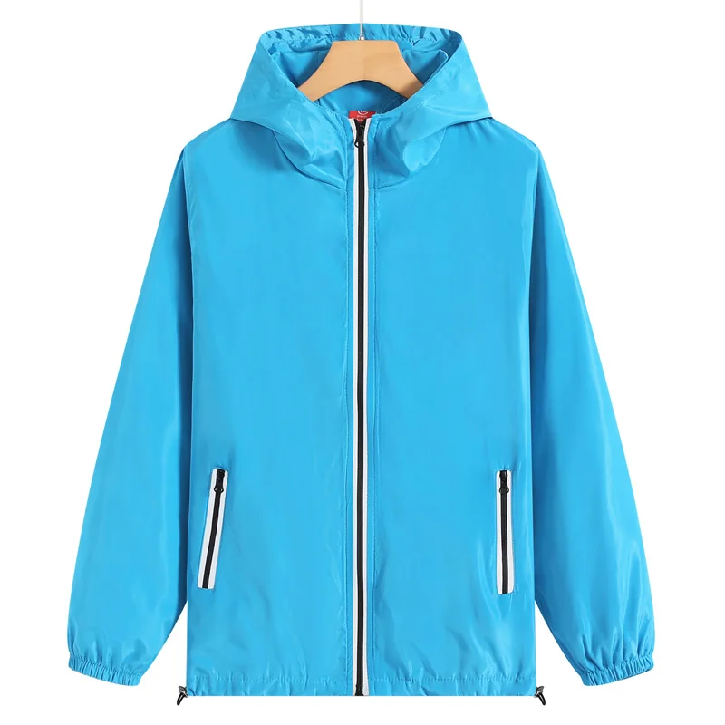 Autumn New Sports Casual Windbreaker Printed Windproof Breathable Comfortable Coat Personalized Embroidery