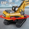 Huina 550HD 1:14 Alloy 21 Channel Remote Control Excavator Metal Version 2.4G Wireless Large Construction Vehicle Excavator Toys 6
