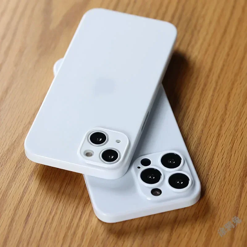 Sleek Matte Slim Clear Shockproof Phone Case - Ultra Thin Design