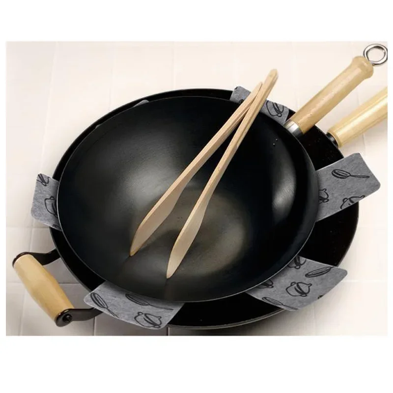 5/1pcs Non-stick Protection Pad 38*38cm Divider for Pad Pan to Prevent Scratching Separate and Protect Surfaces for Cookware cookware protection pad