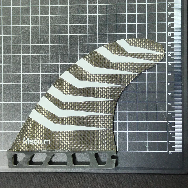 Surfboard Fins NEW FUTURE M-Ultralight Golden Carbon &Epoxy Resin Composite Composite Release System/Corrosion-Resistant surfboard fin