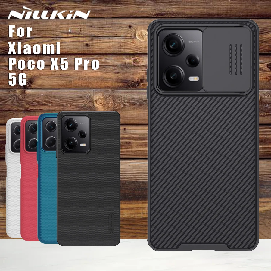 

Nillkin for Xiaomi Poco X5 Pro 5G Case Camera Protection Lens camshield Pro full Back Cover for Poco X5 5G