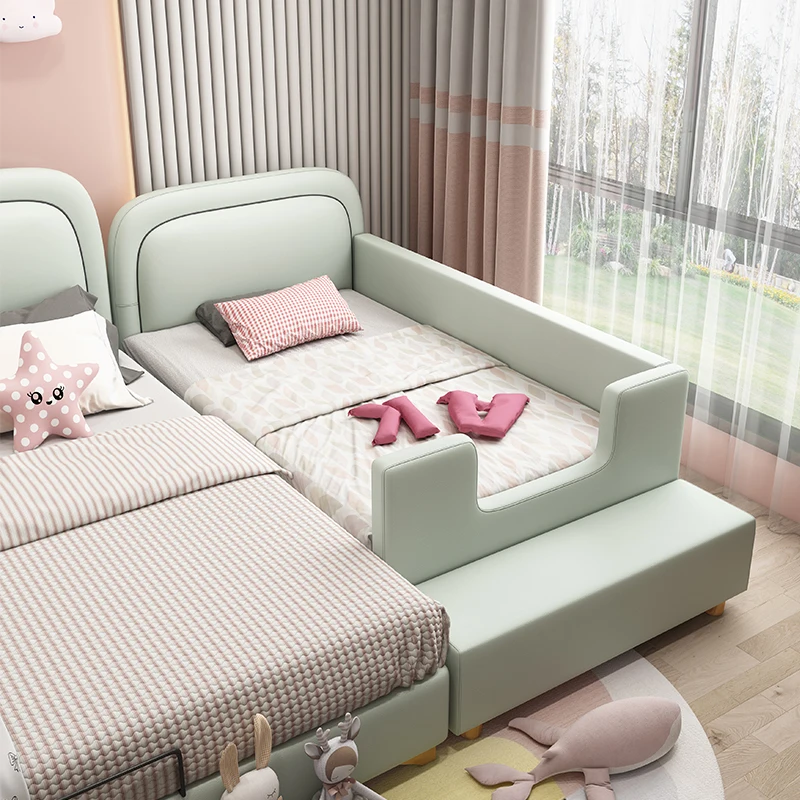 Princess Girls Children Beds Pink Modern Comferter Baby Bed Loft White Camas De Dormitorio Furniture Home 3