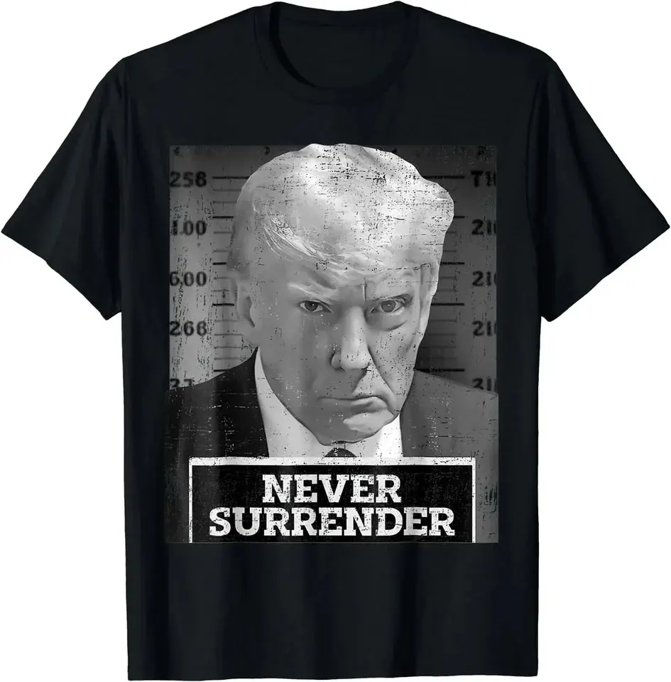 2024 Donald Trump President America  Casual USA Leisure O-neck Style Print Loose Camisetas T-shirt Hip Hop Street T-shirts 01336 2