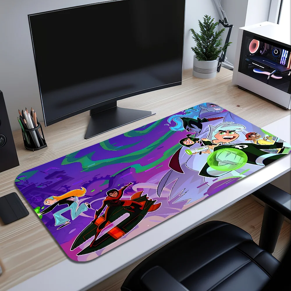 D-Danny Phantom 80x30cm XL Lockedge PC Gaming Mouse Pad Gamer Desk Mats Keyboard Pad Mause Pad Muismat 3