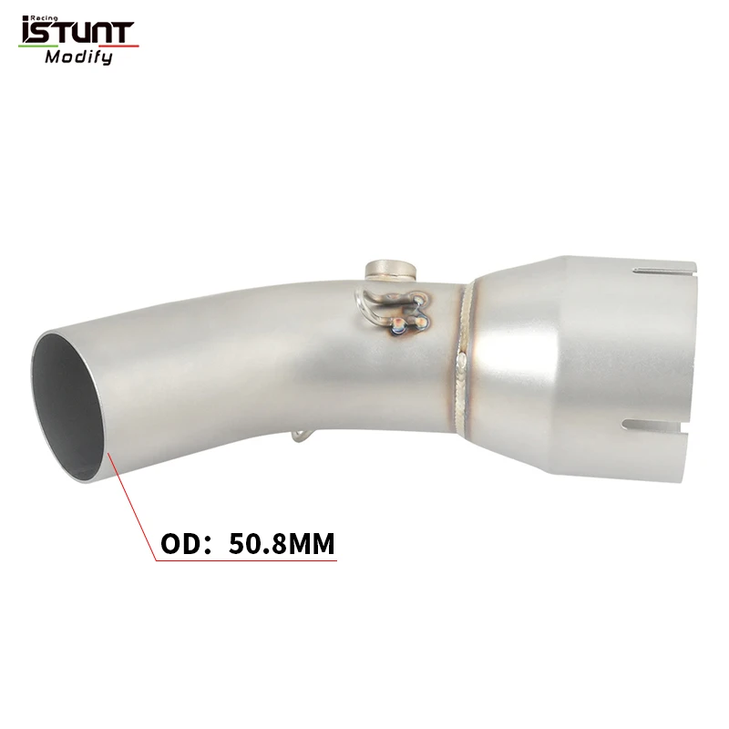 Slip On For Kawasaki Ninja 650 2023 2024 Motorcycle Exhaust System Escape Moto Modified Middle Link Pipe Motocross Plug and Play - Image 3