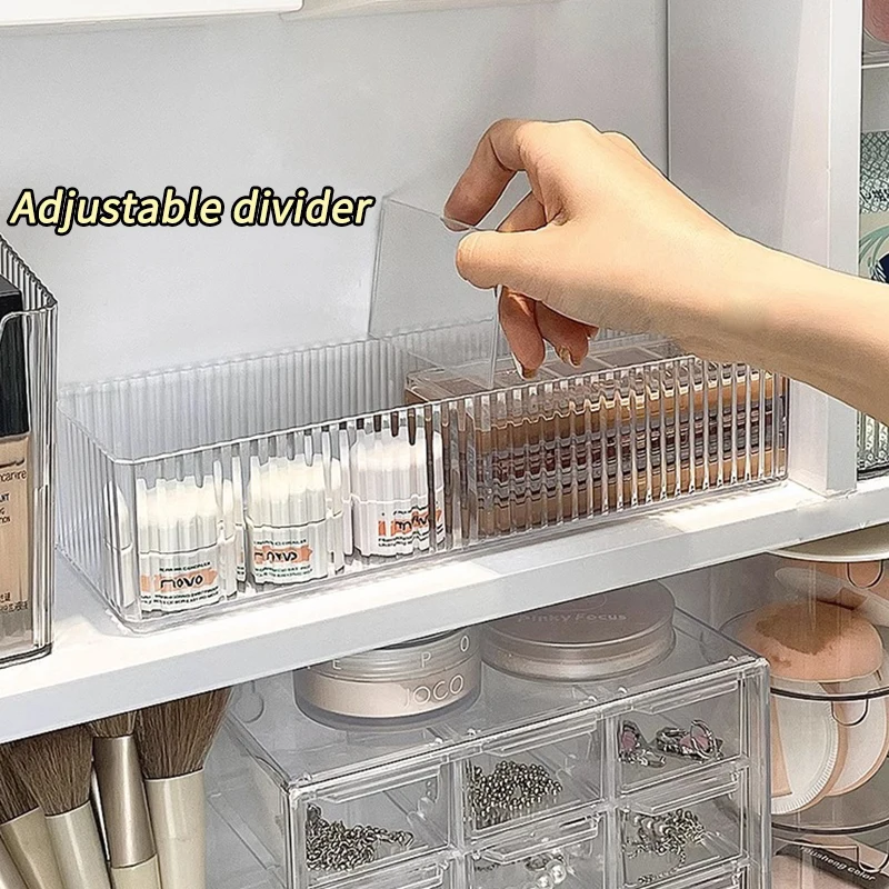 Luxury Desktop Makeup Organizer Acrylic Cosmetic Storage Drawer Pen Case  Sundries Snack Stackable Display Holder Storage Box - AliExpress