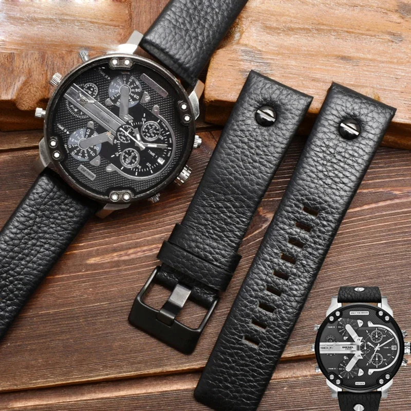 Best Budget Luxury Leather 24 mm Watches Strap DZ7269_K0016329