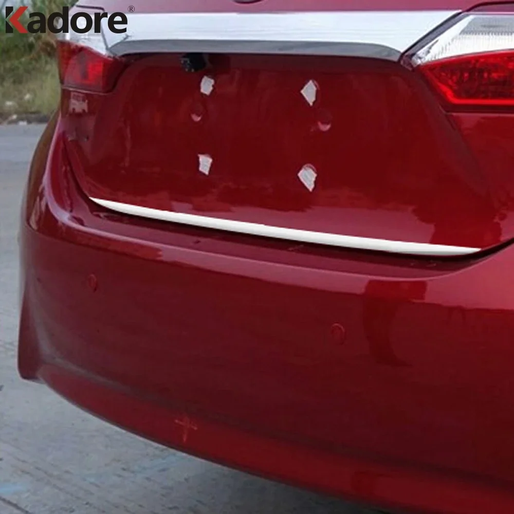 

Накладка на крышку багажника автомобиля из нержавеющей стали для Toyota Corolla 2014 2015
