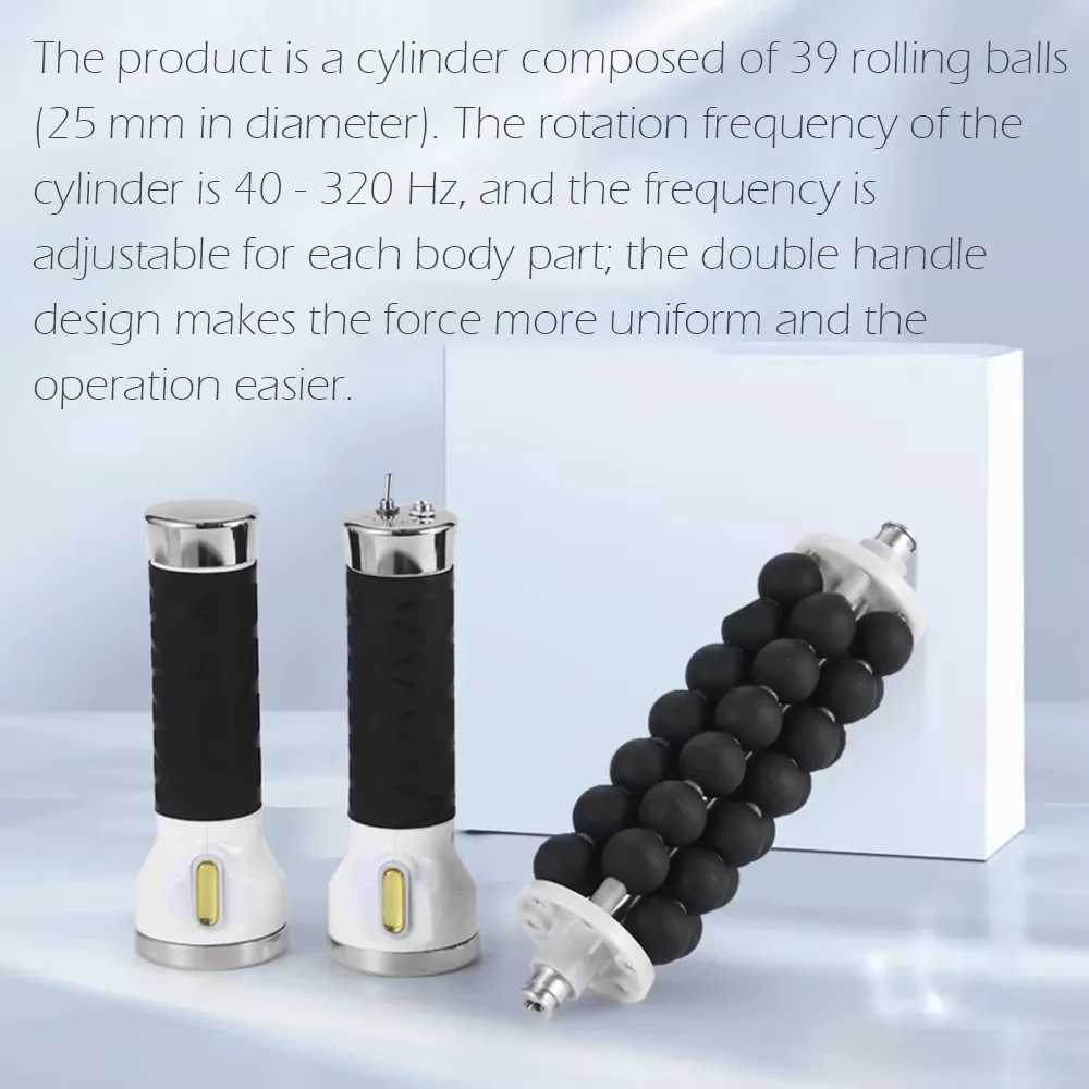 7D High Frequency Rolling Massage Machine 40W Cellulite Reduction Lymphatic Drainage Cylinder Therapy Body Contouring Slimming