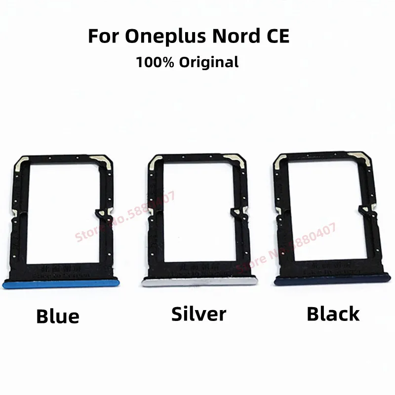 

Original TF SIM Card Tray For Oneplus Nord CE 1+Nord CE SD/SIM TF Card Holder Tray Reader Cover Replacement Parts