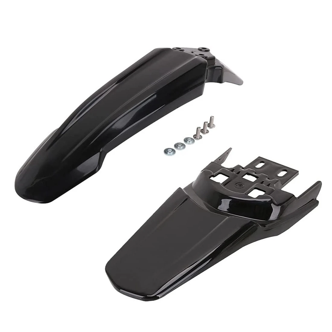 Parafanghi Anteriori + Posteriori Protezione Parafango Per Sur-Ron Sur Ron Light Bee Dirt Bike Accessori Moto, Nero 2 Pezzi