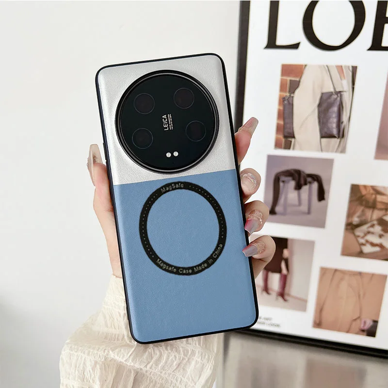 Luxury For Magsafe Wireless Charging Phone Case For Xiaomi 13 Ultra Magnetic Shockproof Cover For Xiaomi13Ultra Shockproof Cover