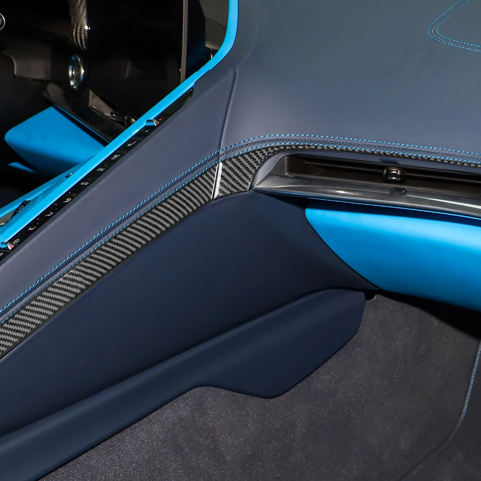 Chevrolet Corvette C8 Z51 Z06 자동차 액세서리 탄소 섬유 부조종..