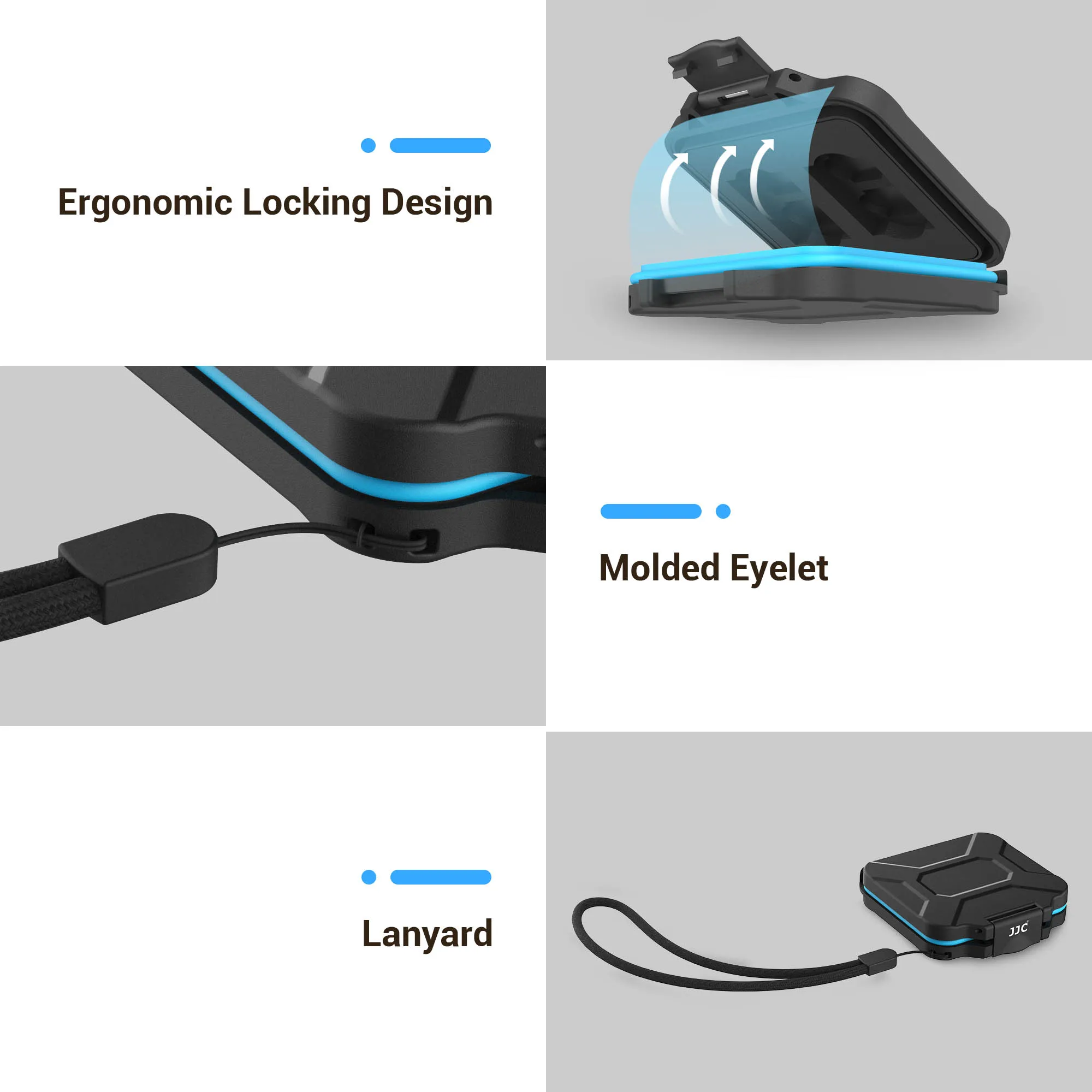 SmallRig SD Card Holder Memory Card Storage Case 8 Slots For 2 SD Cards