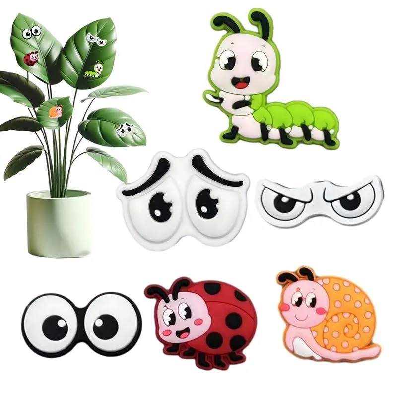 

Cute Plant Magnets Eyes For Potted 6pcs Plants Safe Magnet Pins Charmes Unique Decorative Gifts For Indoor Plant Accessories