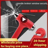 Car Safety Hammer Seat Belt Cutter Window Glass Breaker Car Tool Mini Life Saving Escape Emergency Hammer Dropship 1