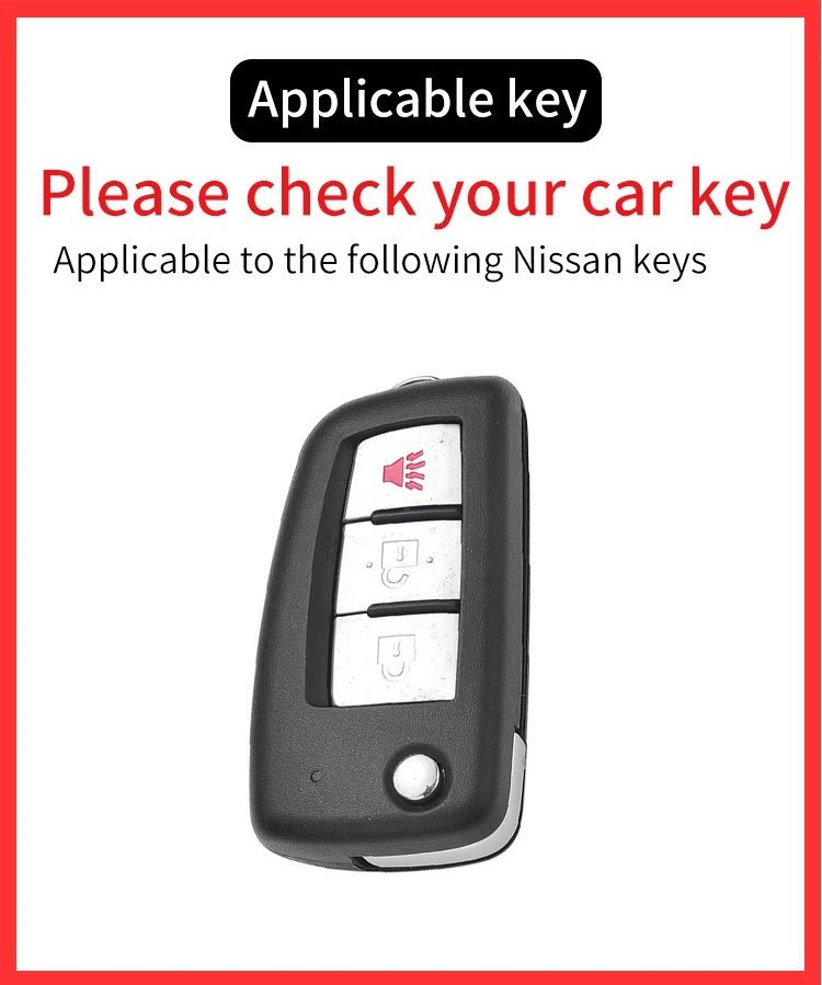 Cover Telecomando/chiave per Nissan Qashqai j10 j11 F15 Juke Tiida XTrail Murano MAXIMA ALTIMA portachiavi accessori Auto - S12a618cae09b4a71842f9b7e9bd396e2w