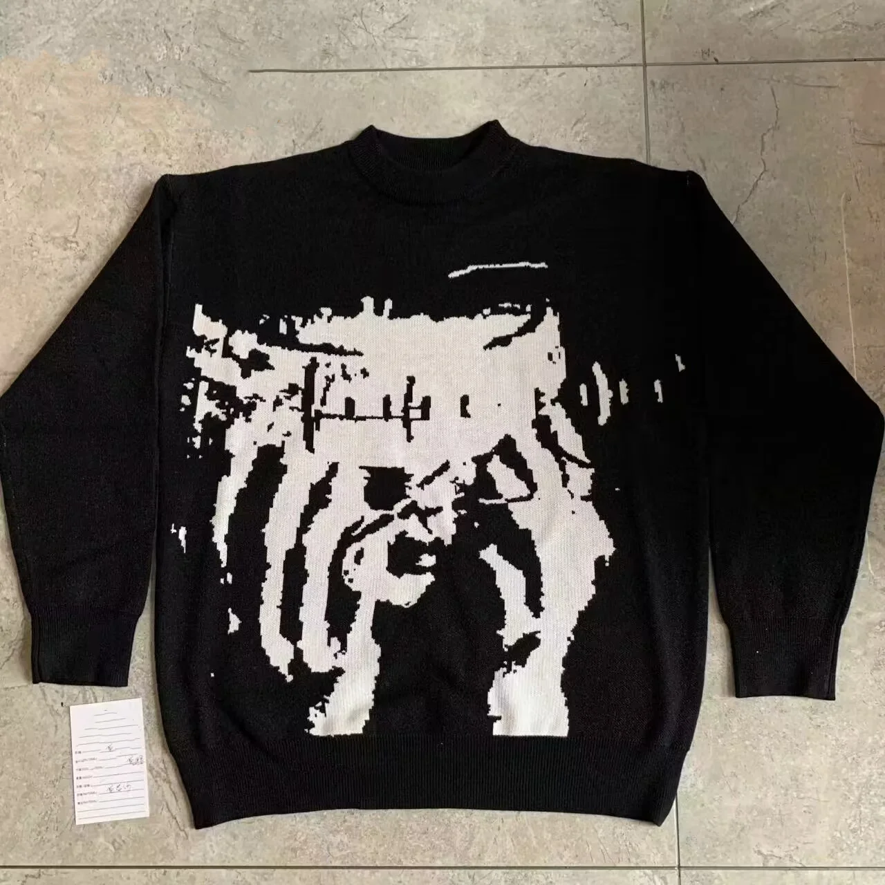 temperament commuter style pullover sweater for women's autumn and winter new loose all-match crew-neck knitwear