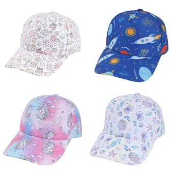 New Cartoon Summer Baby Visor Cap Baseball Hat for Boys Girls Travel Baby Baseball Cap Outdoor Children Sun Hat Accessories