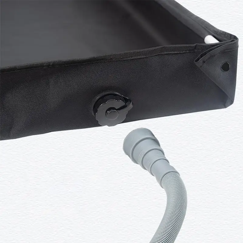 Foldable Shower Pan Bathing Base Floor For Children Multifunctional Foldable RV Shower Pan With Drain Pipe For Indoor Outdoor