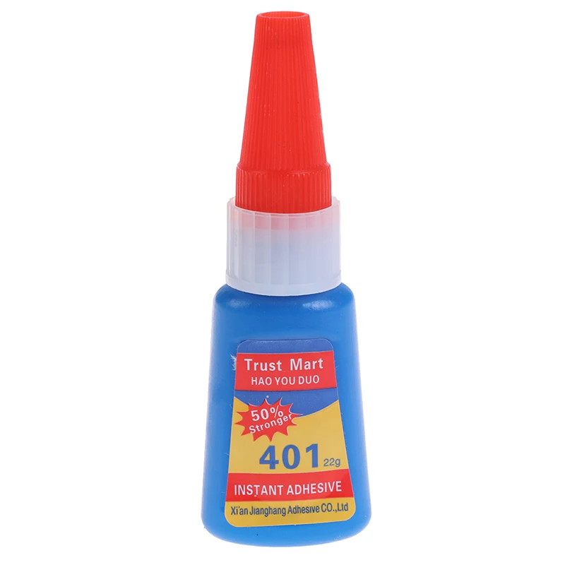 

20Ml Liquid Super Glue 401 Instant Strong Glue Bond Leather Wood Rubber Metal Glass Cyanoacrylate Diy Glue