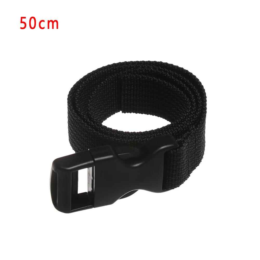 Travel Tied Nylon Cargo Tie Down Luggage Black Durable Lash Belt Strap Cam Buckle Travel Kits Outdoor Camping Tool cargo tie down strap