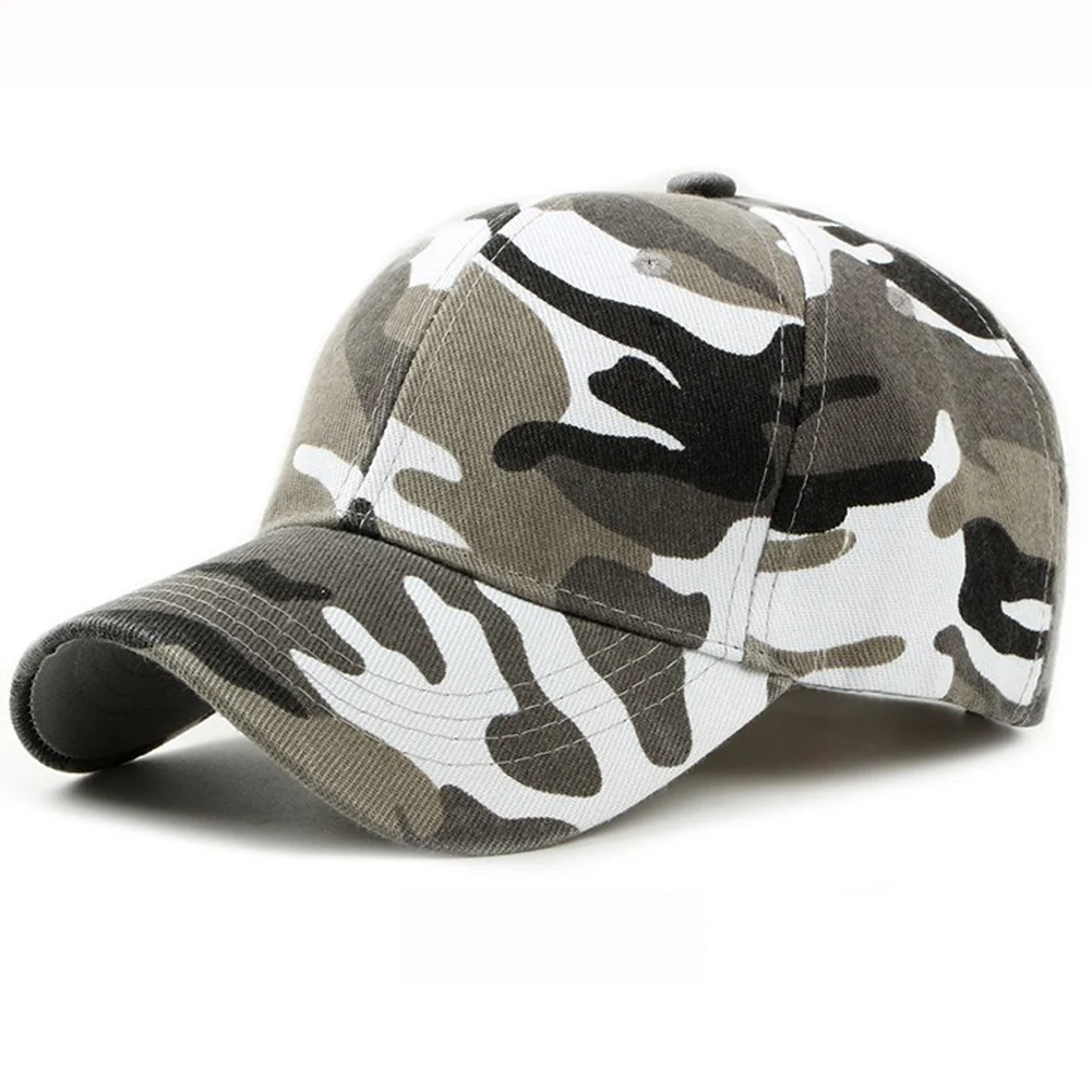 

New Outdoor Sunscreen Quick-Drying Cap Adjustable Casual Jungle Leaves Camouflage Unisex Baseball Cap Visor Hats Casquette