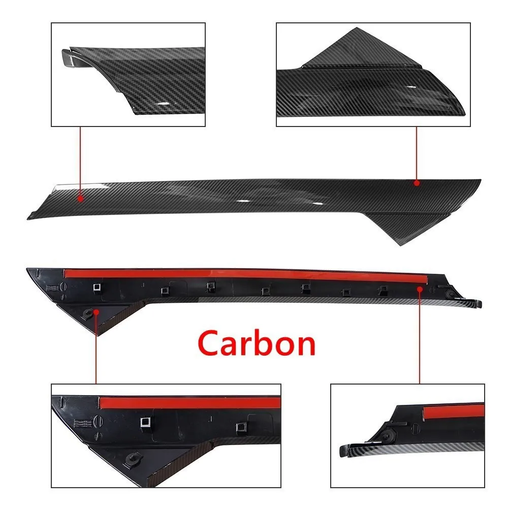 Front Windshield Outer Trim Pillar Molding Right &Left Side For 2011-19 Ford Explorer BB5Z7803136AB BB5Z7803137AB SLJ-1142B-BK