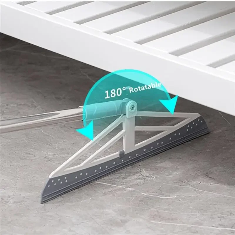 180° Rotatable Magic Silicone Broom Mop Hand Dust Brooms Home Floor Cleaning Squeegee Wiper Flooring Household Window Cleaner 4