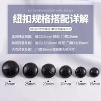 4Pcs 18/23/25mm Colored leather button coat windbreaker retro leather buttons woven leather decorative button accessories B009 2