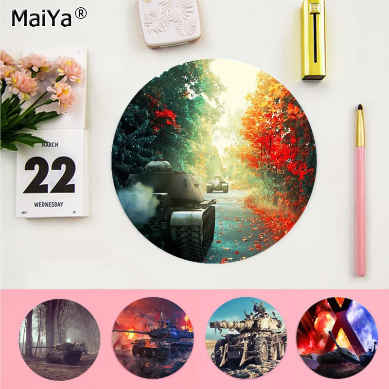 World Of Tanks Mousepad Rubber Small Speed Version Game Computer Keyboard Office Table Mat Pc Laptop Mouse Mat Writing Desk Mats