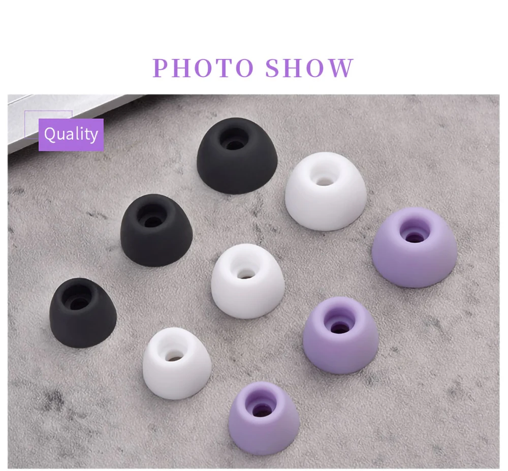 Quality Silicone Ear Tips for Samsung Galaxy Buds2 Pro TWS Eartips SM-R510 Ture Wireless Earbuds Tips Buds 2 Soft Earplugs