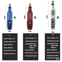 Electric Grinder USB Charging Speed Adjustment Forward And Reverse Carving Grinding Word Polishing Machine Cutting Mini Drill 2