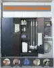 Storage Cabinet with Lockable Doors, Functional Garage Storage Cabinet, Tool Cabinet Garage Organization Cabinet with Hanging Ro 5