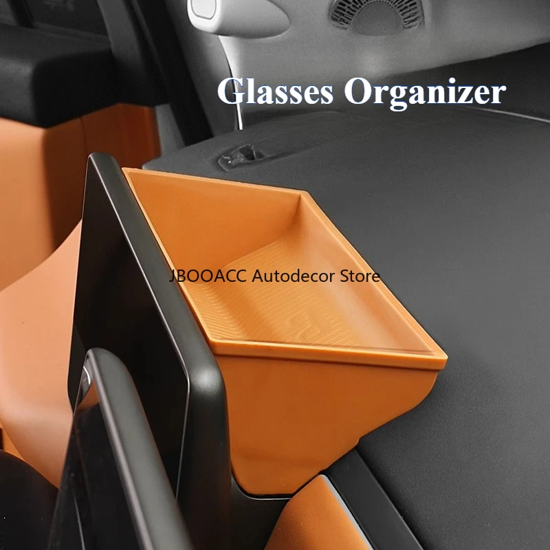 Leapmotor C10 안경 홀더 보관함 대시 보드 화면 뒤 중앙 콘솔 주최자 TPE 보관함 앞 트렁크 화면
