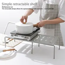 

Cabinet Storage Shelf Home Retractable Stackable Organizer Spice Rack Fit for Kitchen Bathroom Plastic Cabinet Holders Shoe Rack