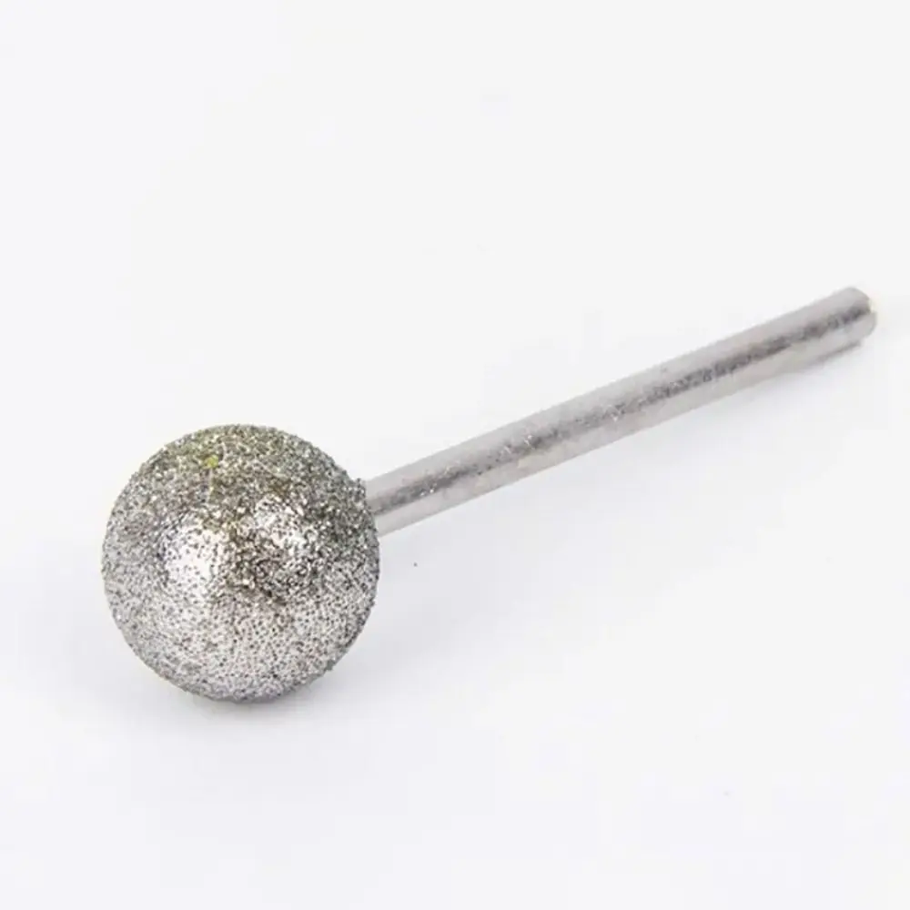 0,5 mm-8mm Diamant Rundgrat Schleif bohrer Schleif kopf 2,35mm Schaft schnitzen Präzisions schnitzwerk zeug elektrische Schleif teile – Detail 22
