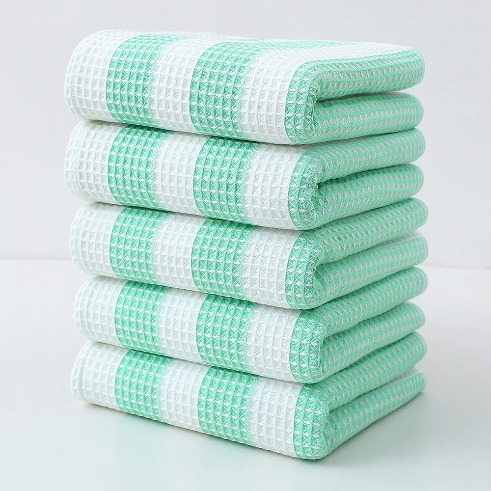 Adult Cotton Waffle Bath Towel Set Soft Absorbent Bathroom Honeycomb Hand Towel Fluffy Skin Friendly Hand Towel 34X74 70X140CM 5