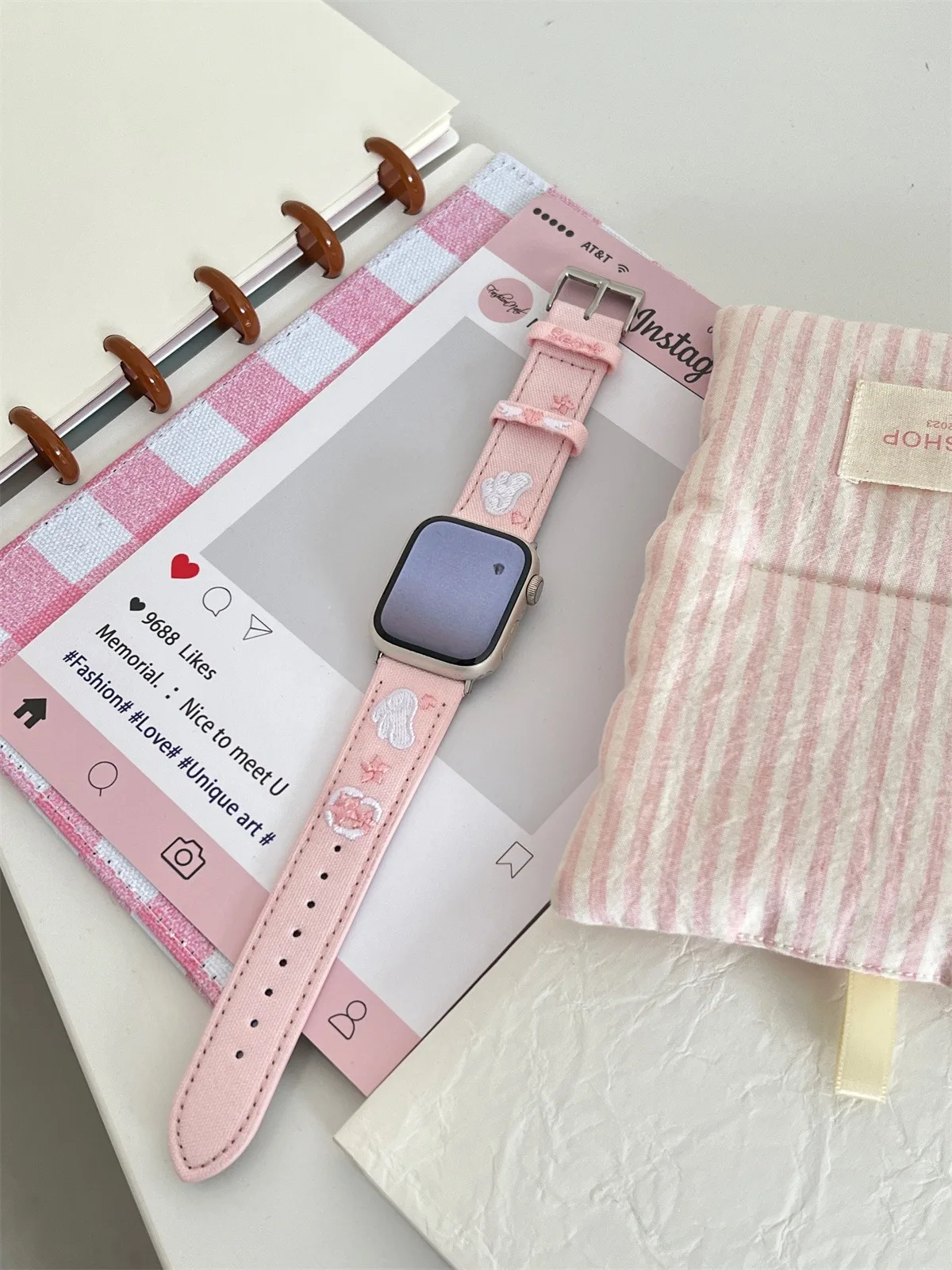 Uhrenarmband für Iwatch 42/44/45/46/49 mm 38/40/41 mm PU-Leder-Mode-Uhrenarmband für Uhrenserie Ultra2 Serie 10/9/8/7/6/5/4/3/2/1_voghion.com