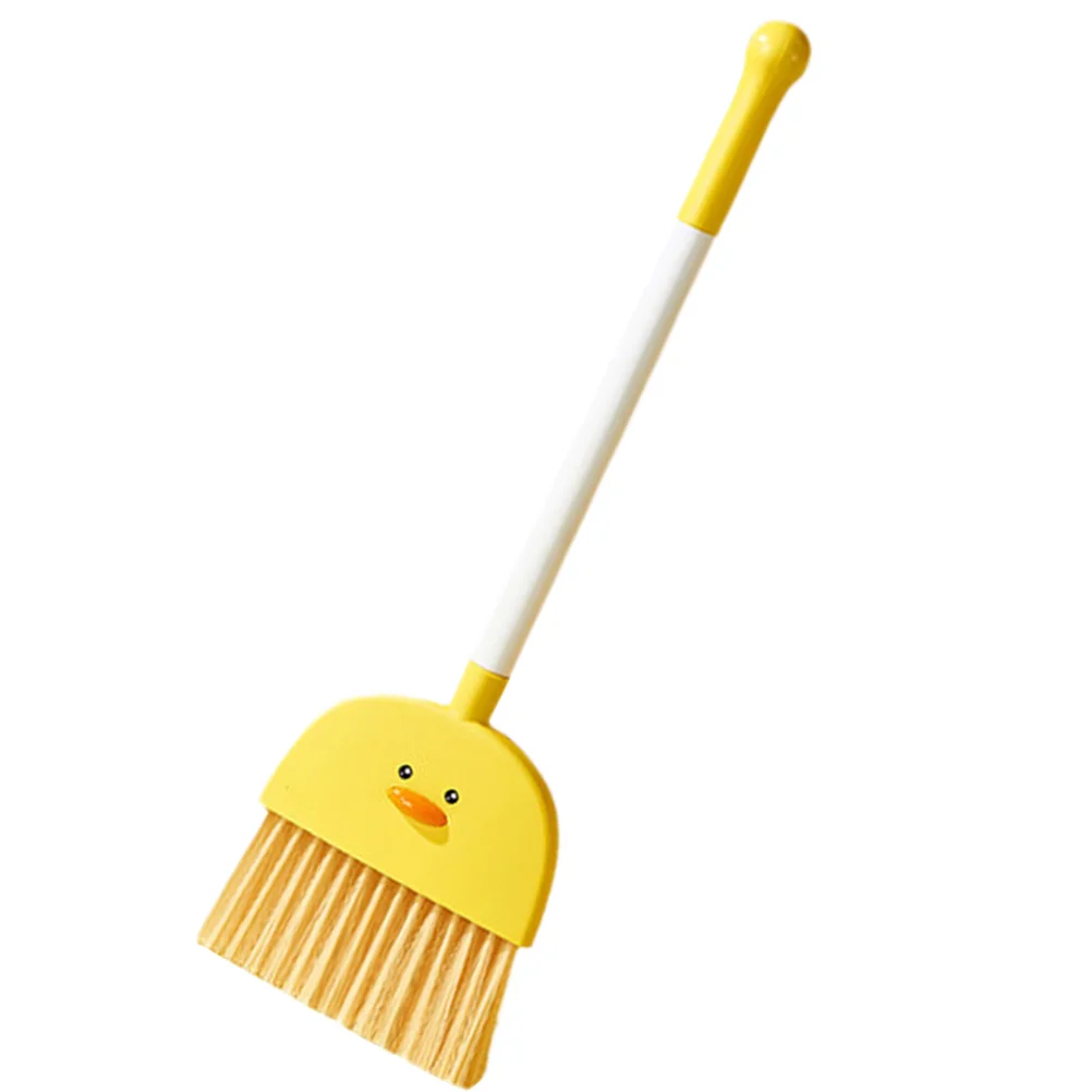 

Cartoon Small Broom Pretend Play Cleaning Tool Kids Plastic Broom Children Broom Cleaning for Housekeeping Play Birthday Gifts