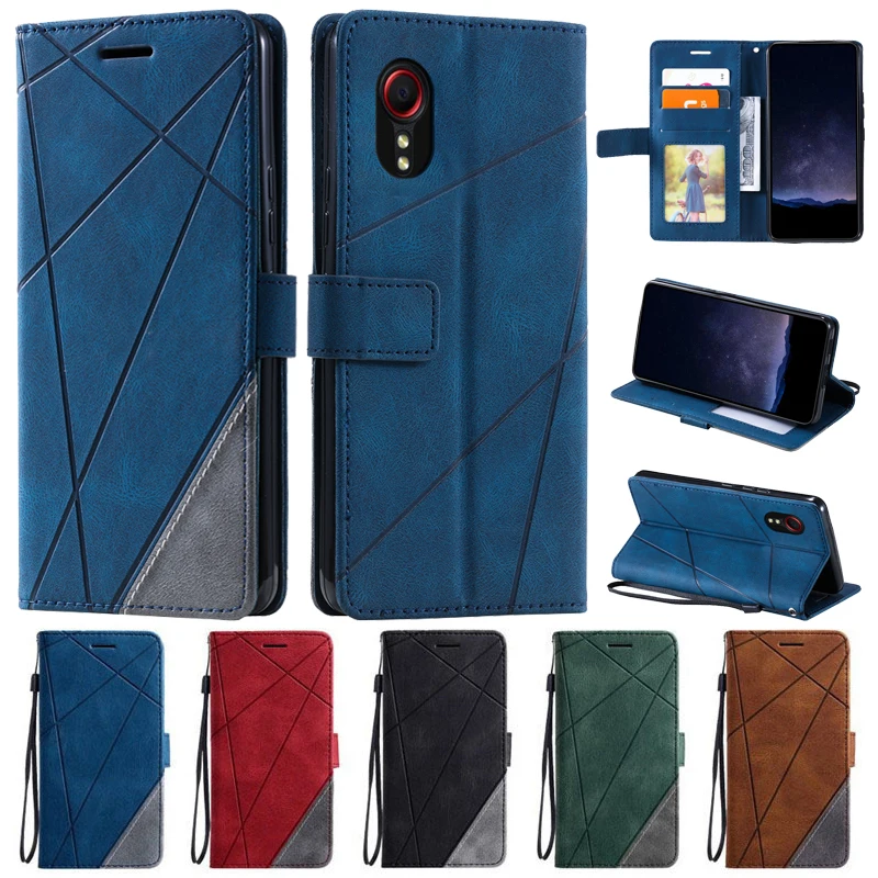 Per Coque Samsung Galaxy Xcover 7 Cover Luxury Flip Wallet Custodia In Pelle Per Fundas Samsung Xcover 7 Sm-G556B Custodia Per Telefono Borse