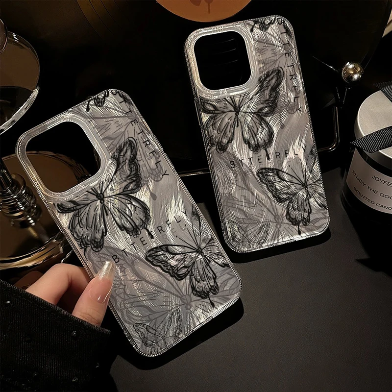 Butterfly Laser IMD Phone Case Cover