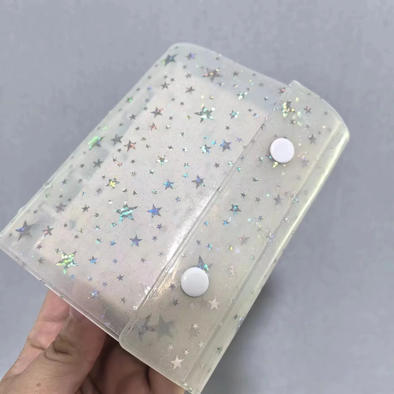 M5 5 отверстий, Белая Прозрачная Обложка со звездами